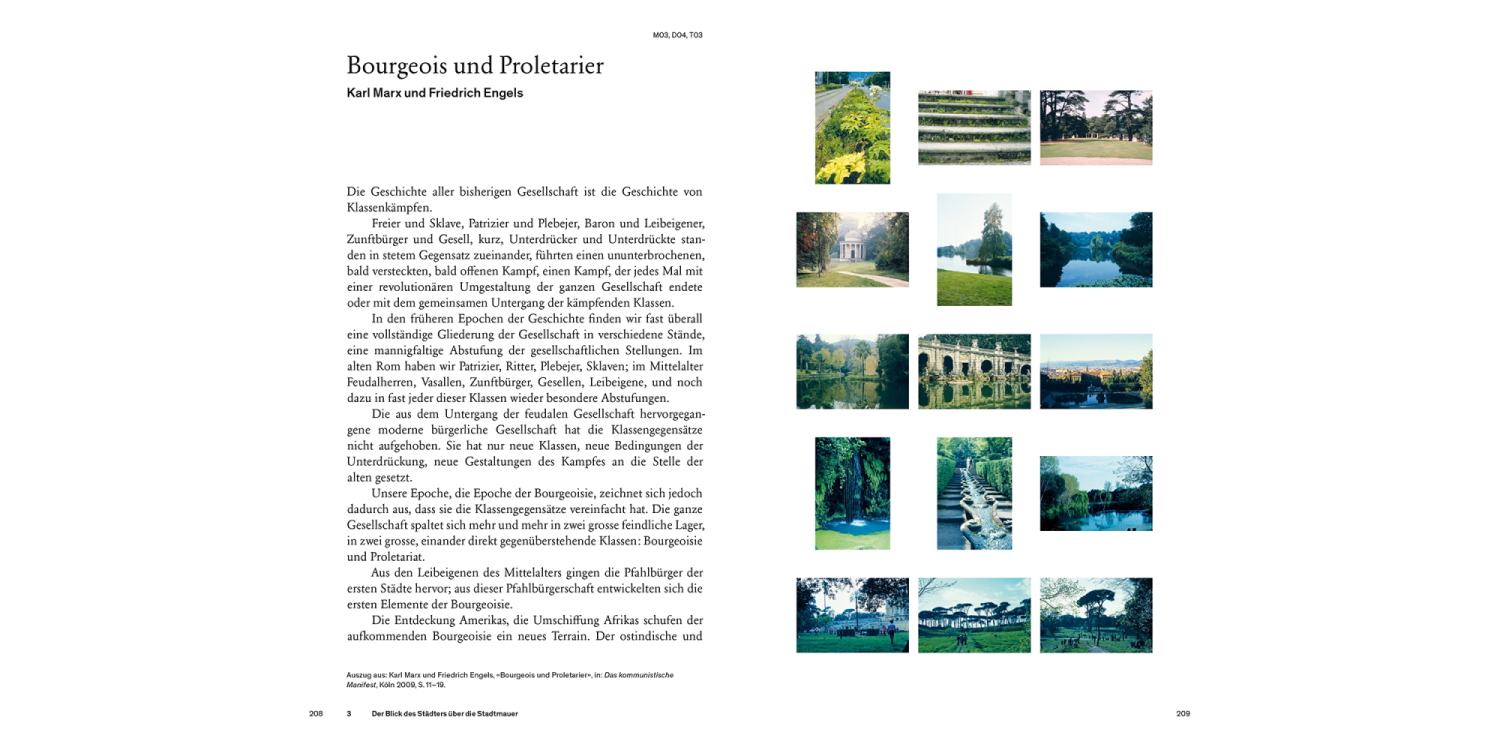 Seite aus dem Buch "Lucius Burckhardt. Anthologie Landschaft"