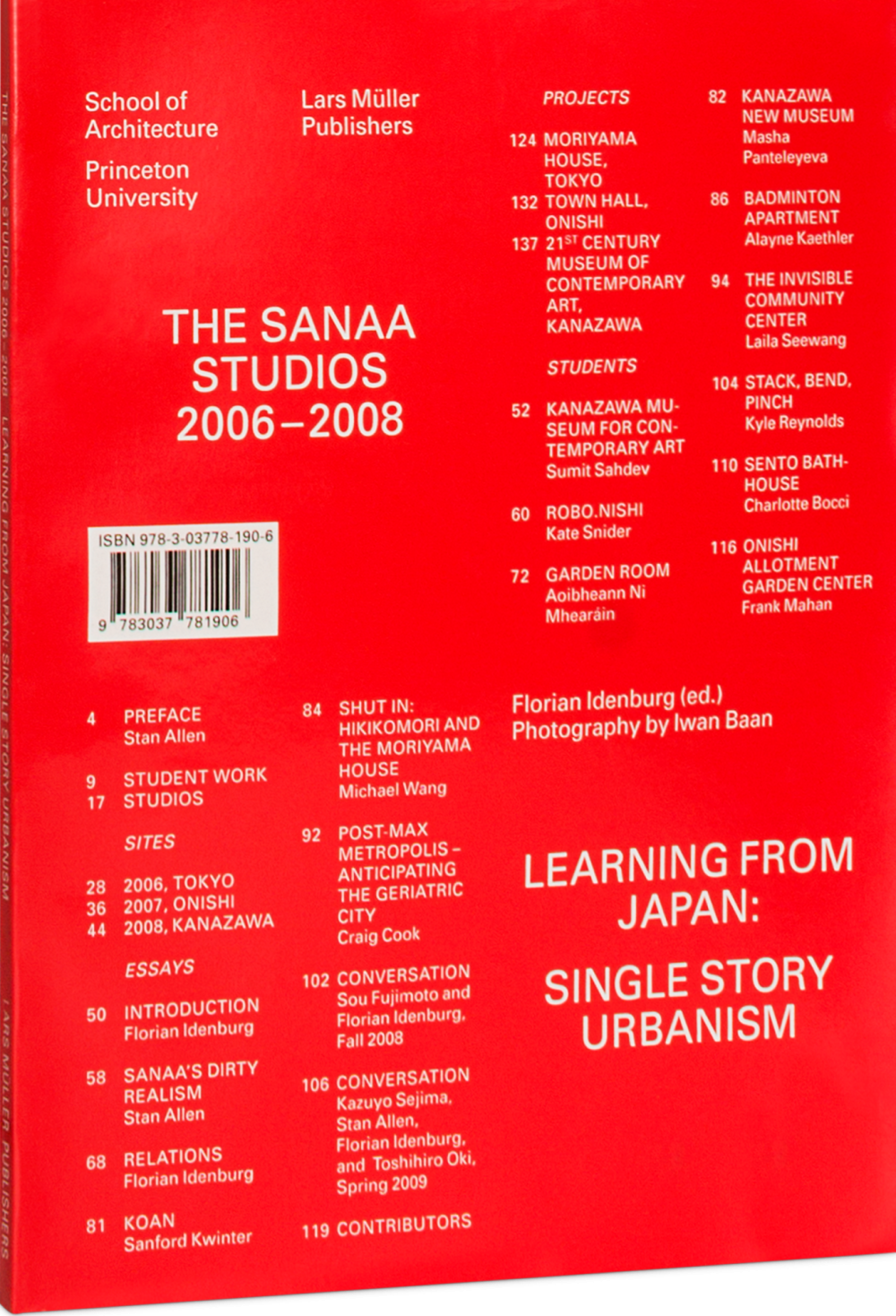 The SANAA Studios 2006–2008 | Lars Müller Publishers